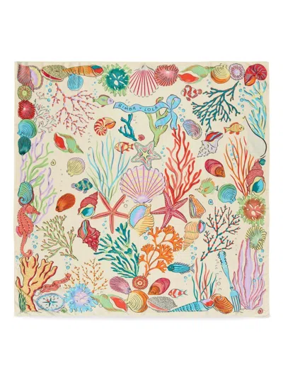 Bimba Y Lola Seabed-print Scarf