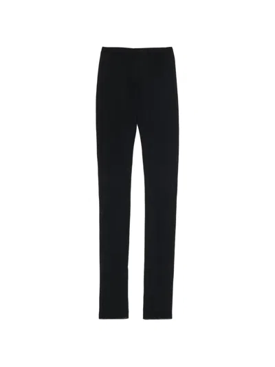 Bimba Y Lola Semi-sheer Leggings In Black