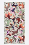 Bimba Y Lola Shawl With Mini Prints Splodge Print In Multi