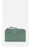 Bimba Y Lola Crocodile-effect Zip-around Wallet In Green