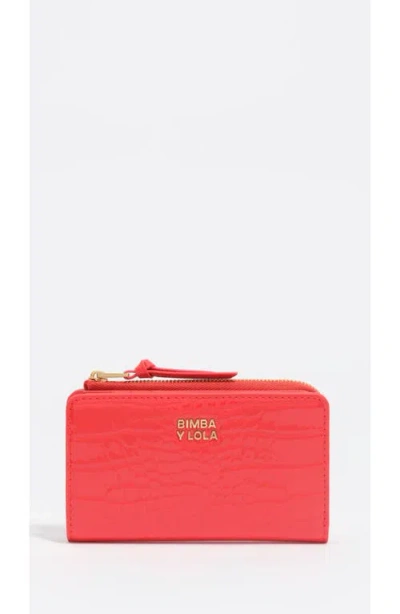 BIMBA Y LOLA BIMBA Y LOLA SHINY BRIGHT TEXTURED PURSE