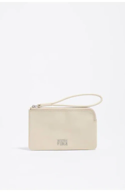 Bimba Y Lola Shiny Leather Coin Purse In Neutral