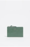 Bimba Y Lola Shiny Textured Coin Purse In Green