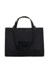 Bimba Y Lola Shopper Logo-plaque Tote Bag In Black