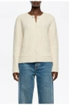 Bimba Y Lola Short Fitted Cardigan In White