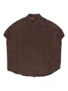 Bimba Y Lola Short-sleeved Buttoned Shirt In Brown