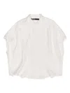 Bimba Y Lola Short-sleeved Buttoned Shirt In White