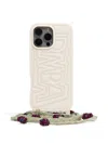 Bimba Y Lola Silicone Iphone 16 Pro Max Case In Neutrals