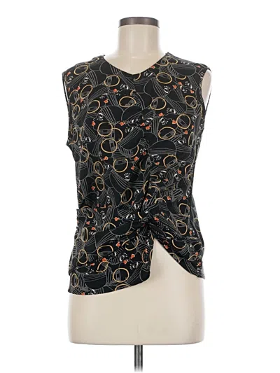 Pre-owned Bimba Y Lola Sleeveless Blouse In Black