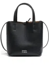 Bimba Y Lola Small Chihuahua Leather Top-handles Tote Bag In Black