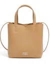Bimba Y Lola Small Chihuahua Leather Tote Bag In Neutral