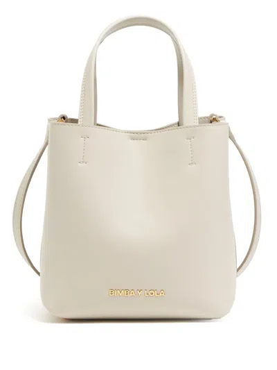Bimba Y Lola Small Chihuahua Shoulder Bag In Neutrals