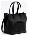 Bimba Y Lola Small Chihuahua Tote Bag In Black