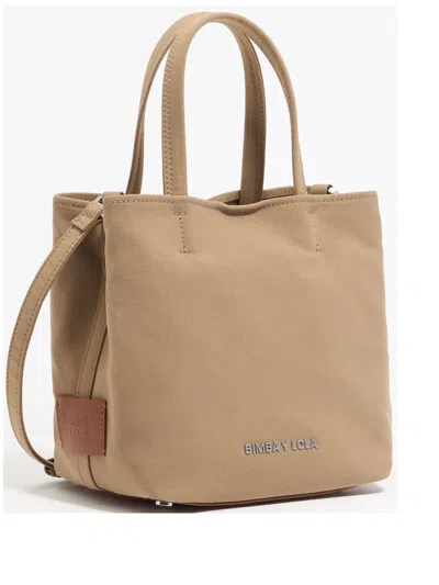 Bimba Y Lola Small Chihuahua Tote Bag In Brown