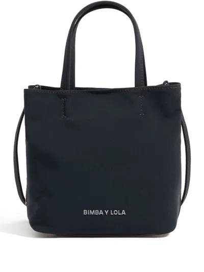 Bimba Y Lola Small Gabardine Chihuahua Cross Body Bag In Blue