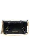 Bimba Y Lola Small Leather Crossbody Bag In Black