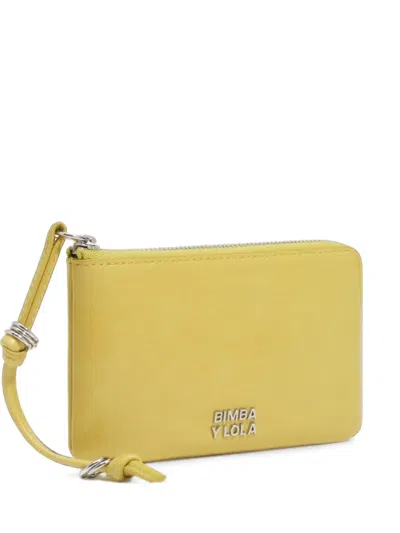 Bimba Y Lola Small Lemon Leather Coin Purse In Purple