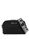 Bimba Y Lola Small Logo-plaque Crossbody Bag In Black