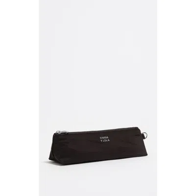 Bimba Y Lola Small Make-up Case In Gray