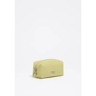 Bimba Y Lola Small Nylon Make-up Case In Green