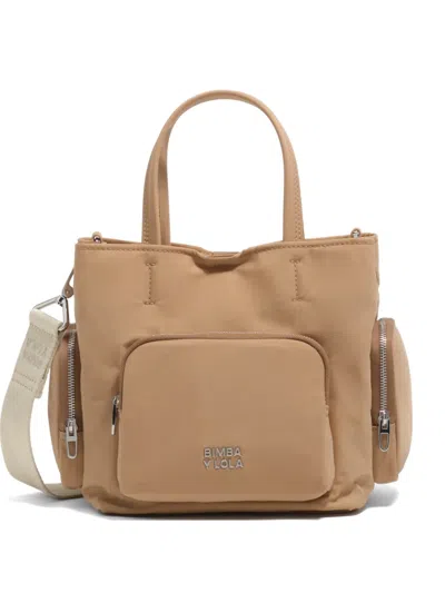 Bimba Y Lola Small Pocket Cross Body Bag In Brown