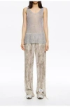 Bimba Y Lola Snake Pleated Jogger Trousers In Multi