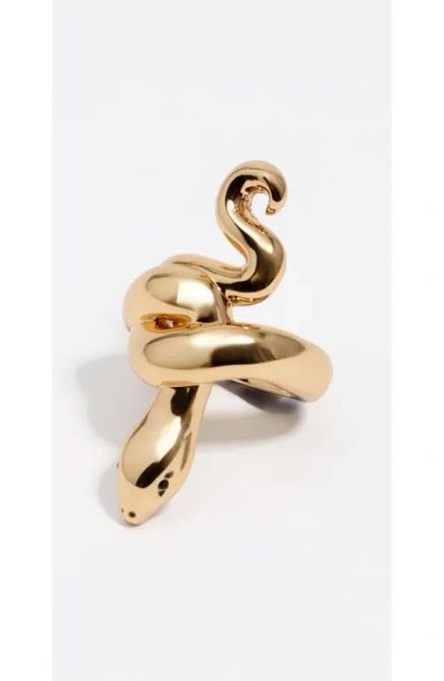 Bimba Y Lola Snake Ring In Gold