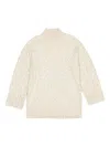 Bimba Y Lola Speckled High-neck Top In White