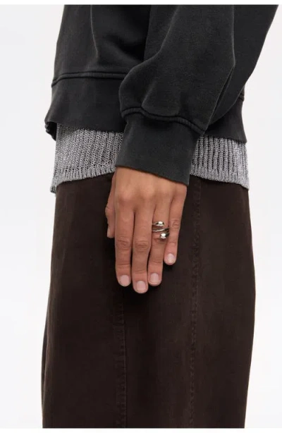 Bimba Y Lola Spiral Ring In Metallic