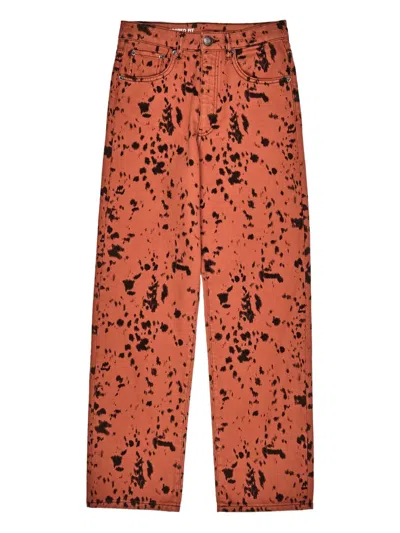 Bimba Y Lola Splatter Trousers In Multi