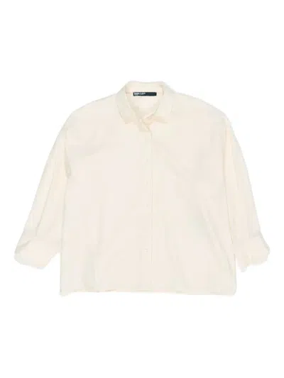 Bimba Y Lola Stitching Shirt In Neutral