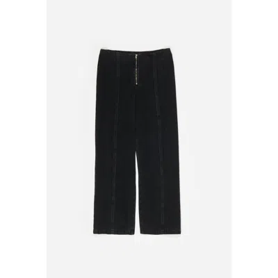 Bimba Y Lola Straight Trousers In Black