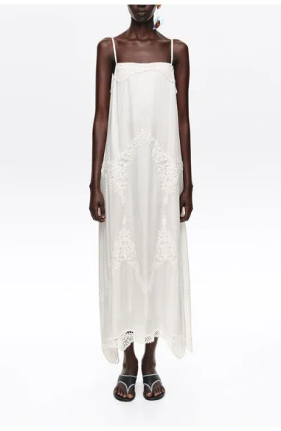 Bimba Y Lola Strappy Crochet Midi Dress In Multi