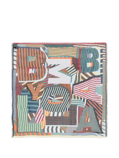 Bimba Y Lola Stripe-pattern Scarf In Multi