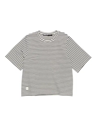 Bimba Y Lola Striped Boxy T-shirt