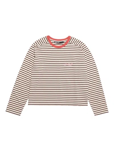 Bimba Y Lola Striped Long-sleeve Top