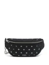 Bimba Y Lola Studded Chain Belt Bag In Black