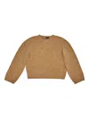 Bimba Y Lola Studded-embellished Round-neck Sweater In Brown