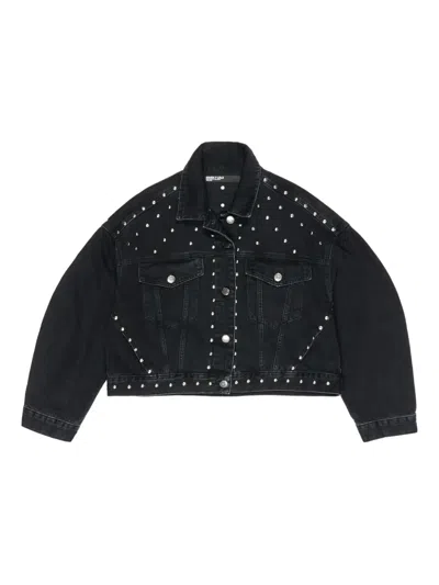 Bimba Y Lola Studded Jacket In Black
