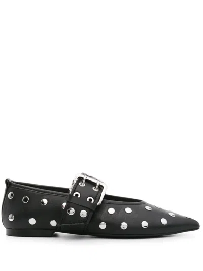 Bimba Y Lola Ballerinas Mit Nieten In Black