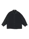 Bimba Y Lola Studded Shirt In Black