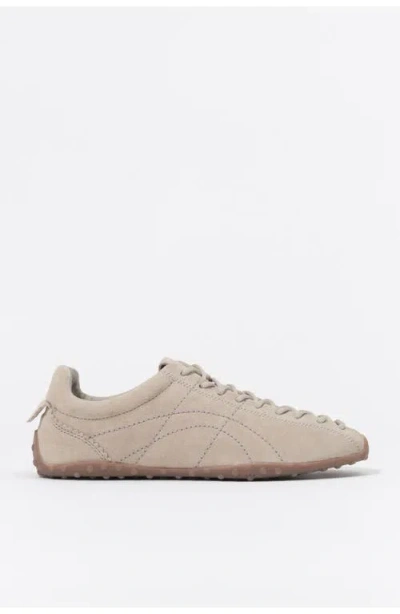 Bimba Y Lola Light Gray Suede 13 11 Sneakers In Neutral
