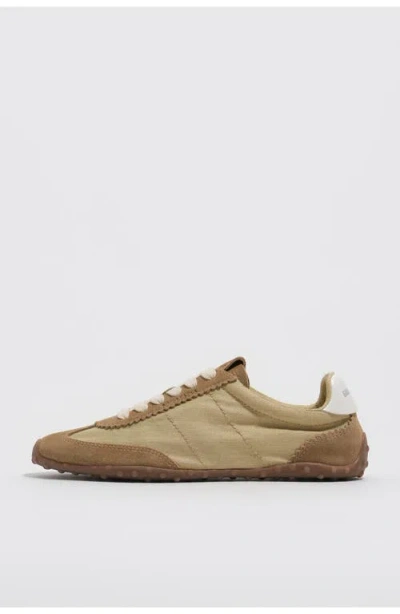 Bimba Y Lola Suede And Fabric 13 29 Sneaker In Brown