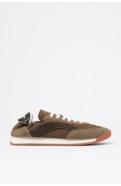 Bimba Y Lola Dark Green Suede 13 06 Sneakers In Multi