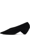 Bimba Y Lola Suede Pointed-toe Pumps In Black