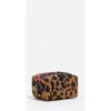 Bimba Y Lola Teak Leopard Print Nylon Make-up Case In Animal Print
