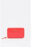 Bimba Y Lola Crocodile-effect Zip-around Wallet In Pink