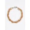 Bimba Y Lola Three-tone Chain Necklace In Gold