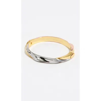 BIMBA Y LOLA BIMBA Y LOLA THREE-TONE IRREGULAR BRACELET