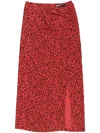 Bimba Y Lola Tiger-print Skirt In Red